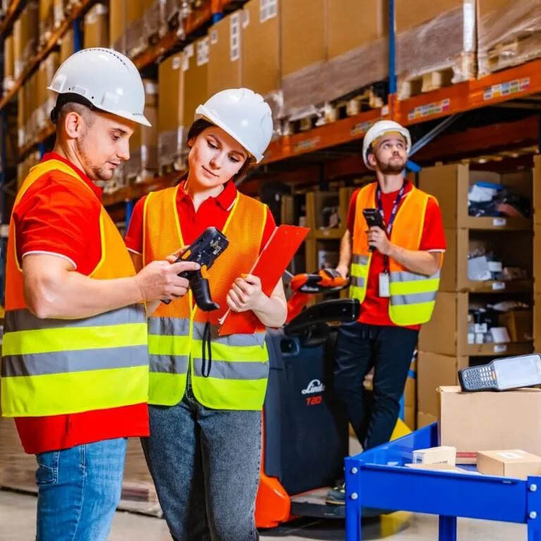 NEARME employees in warehouse